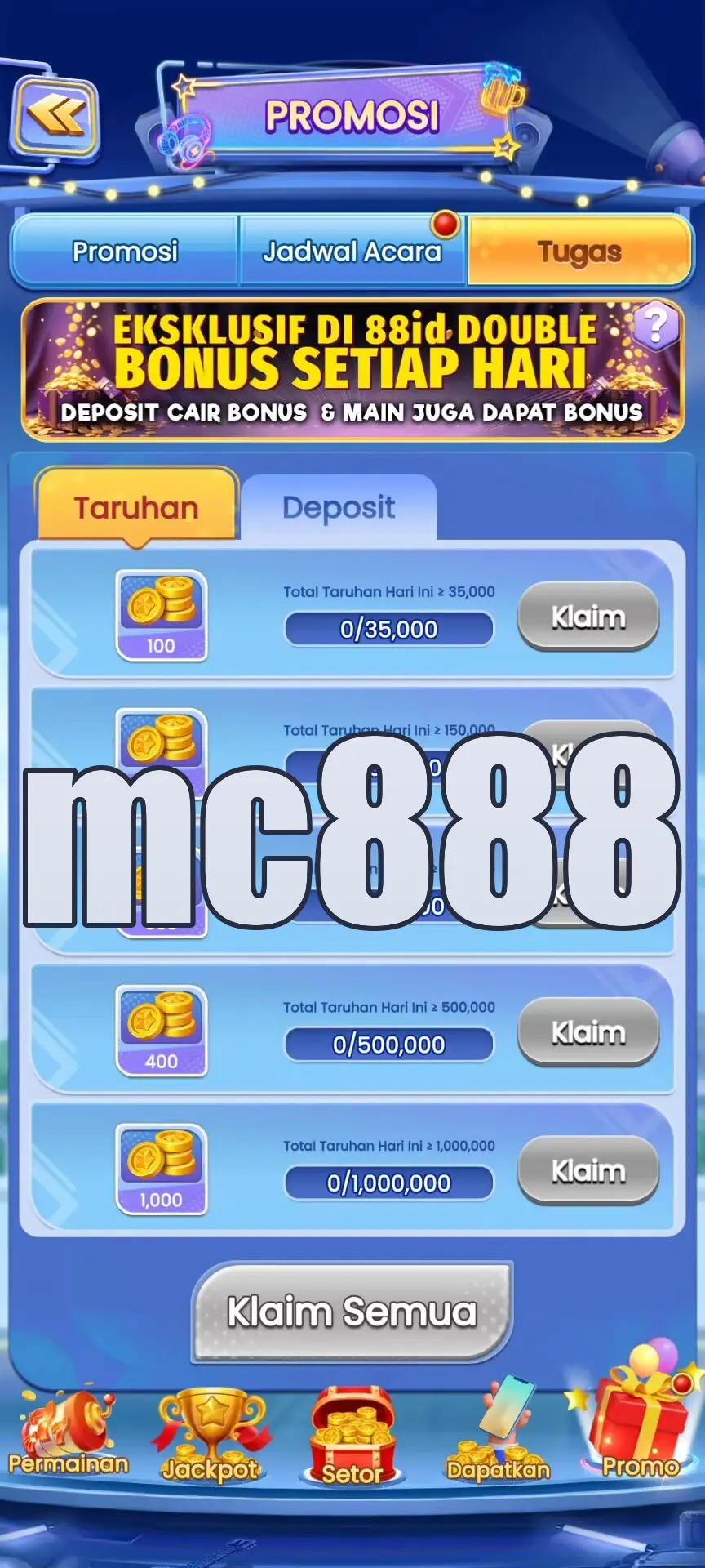 mc888 Tangkapan Layar Resmi APK